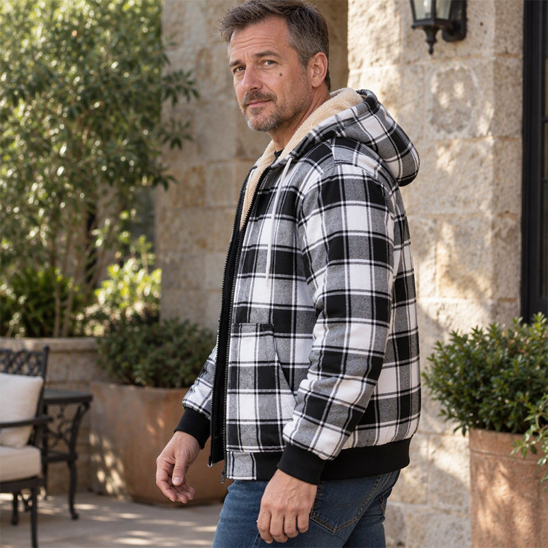 Veste Thermique Décontractée à Capuche Pour Homme
