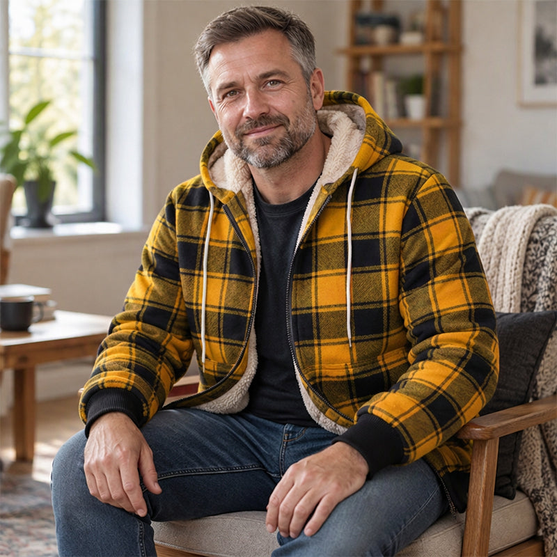 Veste Thermique Décontractée à Capuche Pour Homme