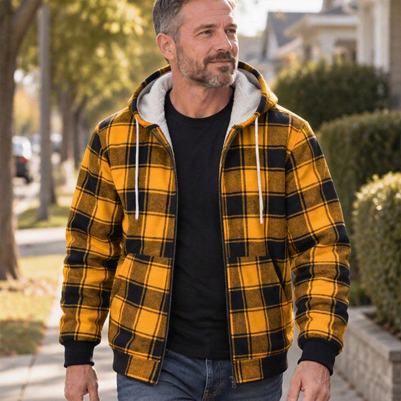 Veste Thermique Décontractée à Capuche Pour Homme