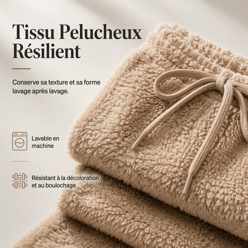 Pantalons de détente amples, confortables et chauds pour femme