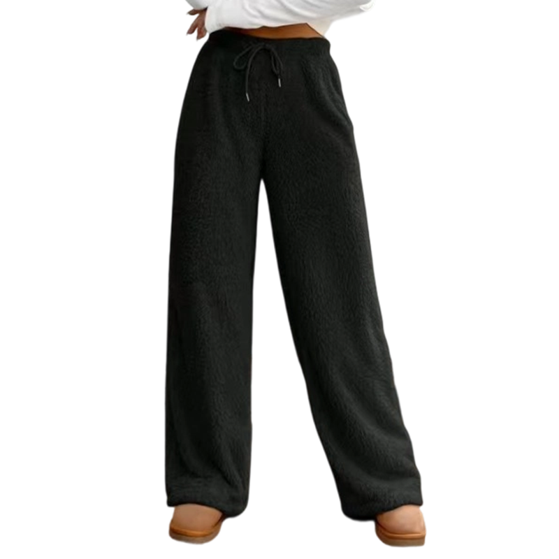 Pantalons de détente amples, confortables et chauds pour femme
