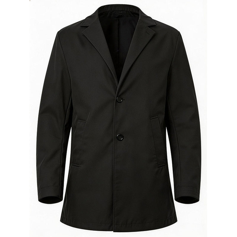 Trench-coat classique homme à simple boutonnage
