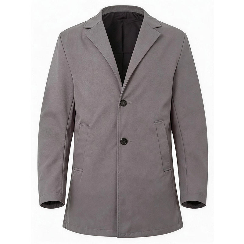 Trench-coat classique homme à simple boutonnage
