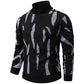Pull roulé slim casual pour homme