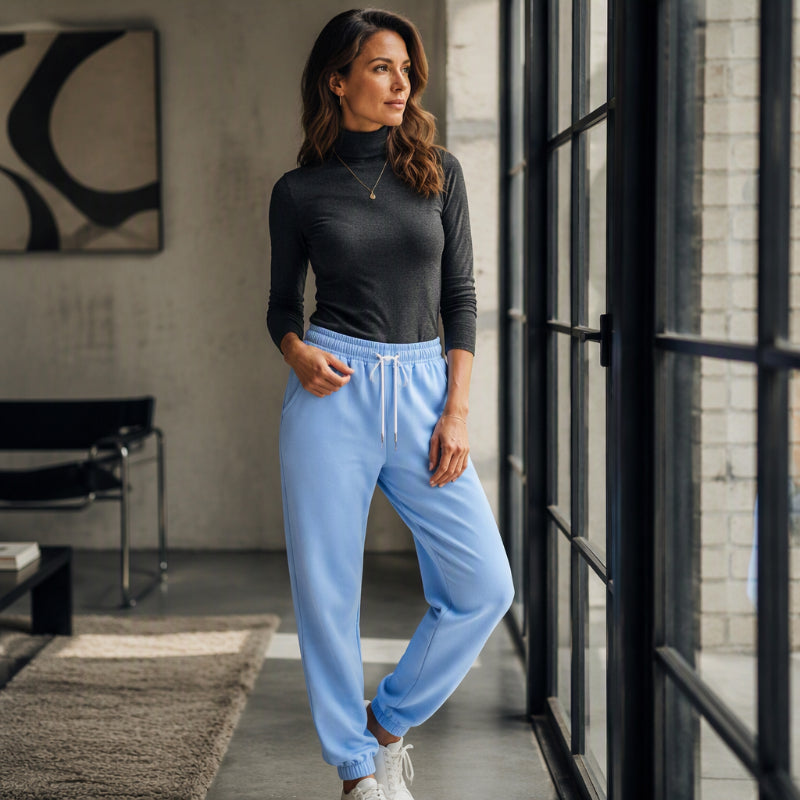 Joggers décontractés de sport pour femmes avec cordon de serrage