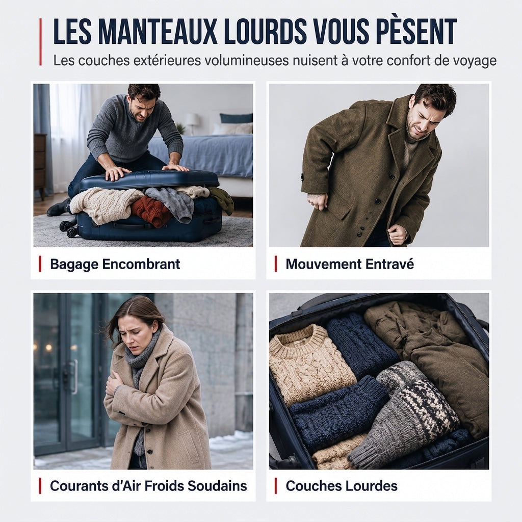 Manteau court matelassé léger à capuche en coton pour homme, couleur unie, automne-hiver