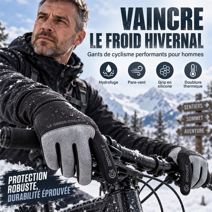 🎁-50% DE RÉDUCTION ! 🧤Gants de Sport Coupe-Vent Tactiles, Gants de Cyclisme Chauds Antidérapants pour Randonnée, Moto et Activités Extérieures