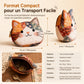 Mignon petit portemonnaie pour chats Patchwork et porte-cartes portable, petit sac créatif pour filles
