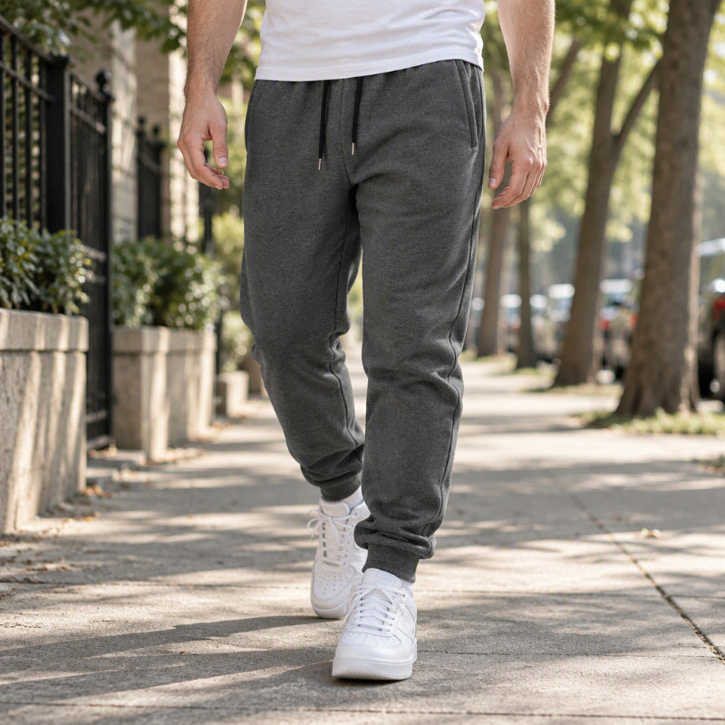 Jogging pour hommes chaud avec poches zippées