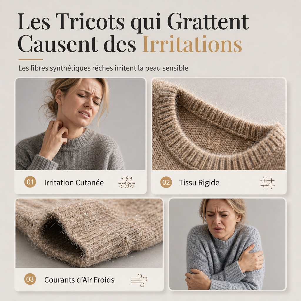 Pull en maille à col rond et bloc de couleurs oversize pour femme