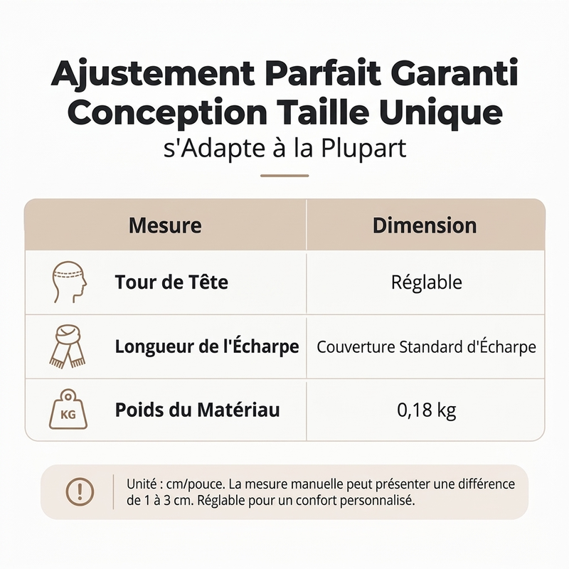 Écharpe à capuche en tricot thermique 2-en-1 pour femme