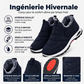 Chaussures de neige d'hiver chaudes et faciles à enfiler pour hommes et femmes