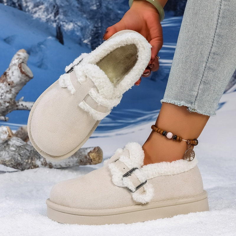 Chaussures Femmes Hiver Tendance Chaud à Enfiler