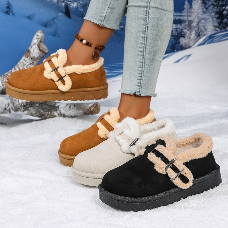 Chaussures Femmes Hiver Tendance Chaud à Enfiler