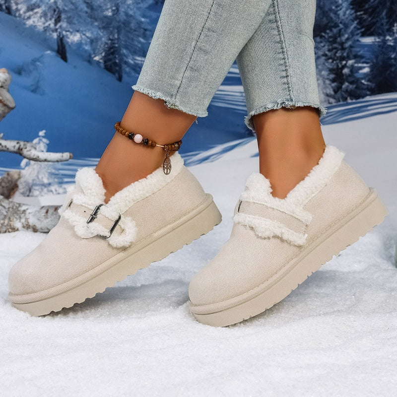 Chaussures Femmes Hiver Tendance Chaud à Enfiler