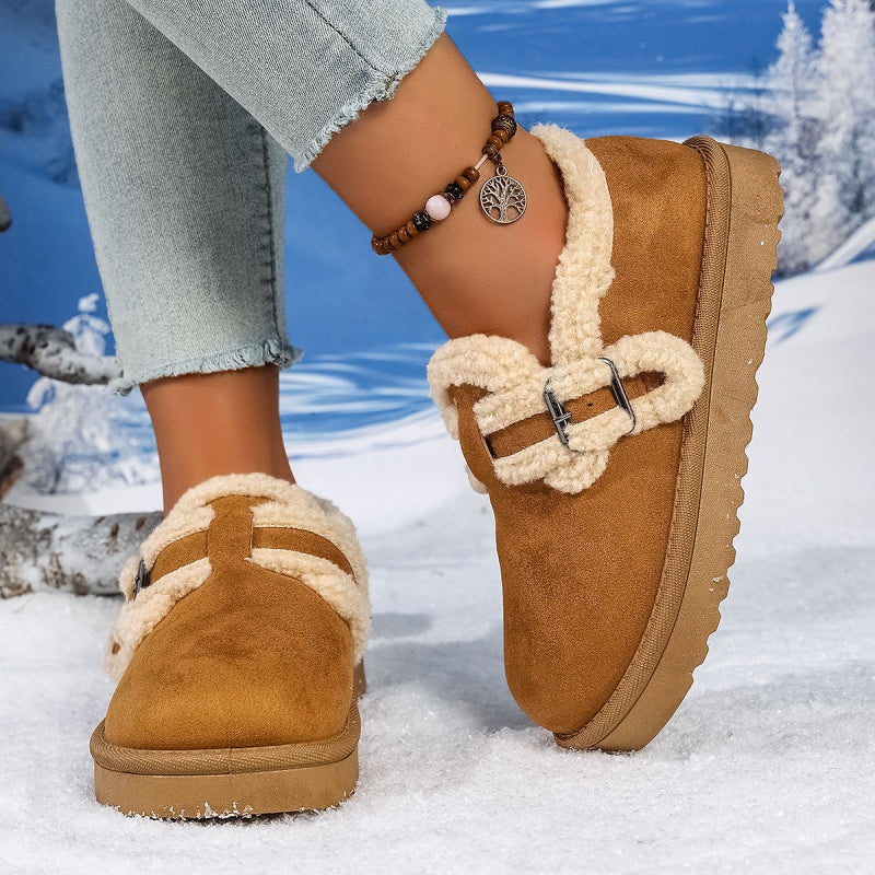 Chaussures Femmes Hiver Tendance Chaud à Enfiler