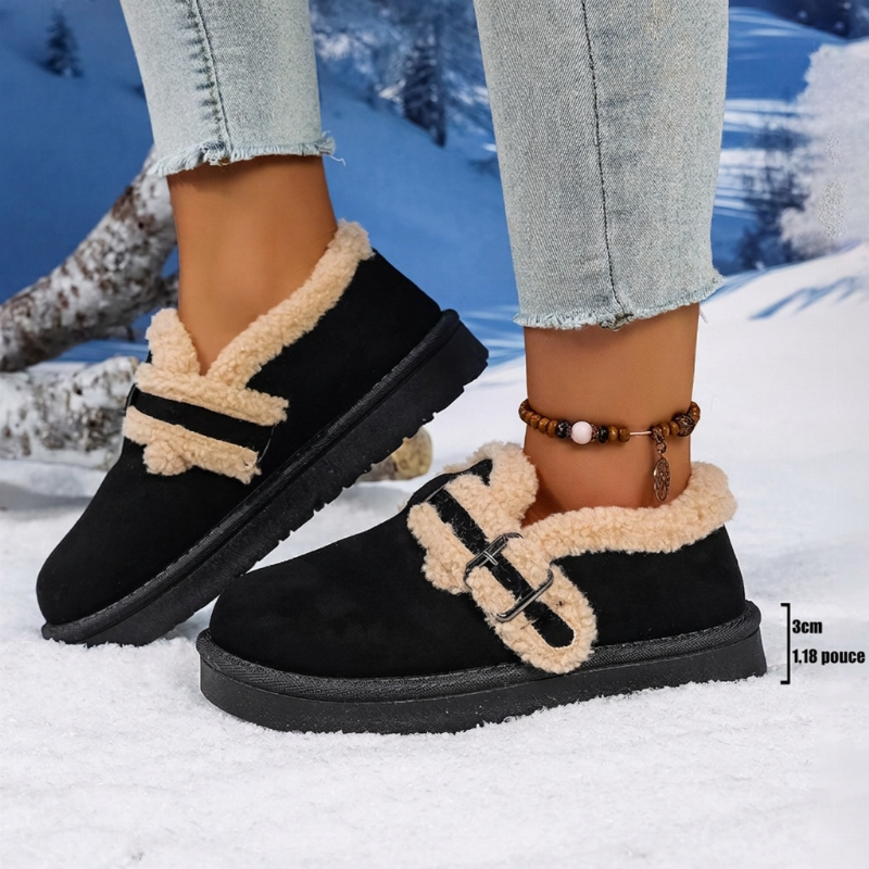Chaussures Femmes Hiver Tendance Chaud à Enfiler
