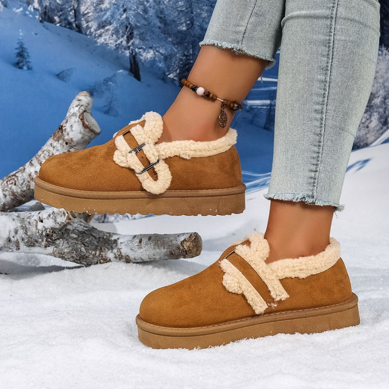 Chaussures Femmes Hiver Tendance Chaud à Enfiler