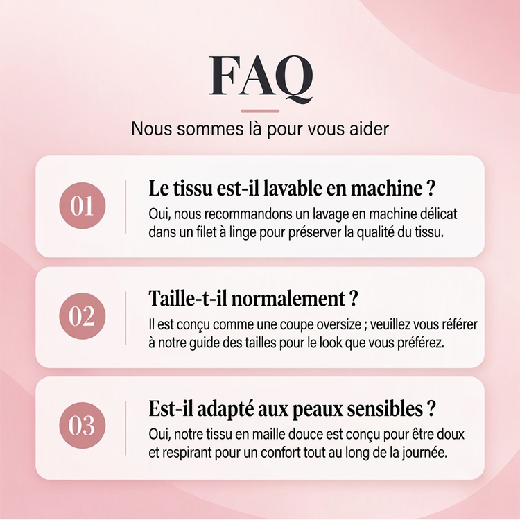 Pull à col rond ample pour femmes avec fente latérale