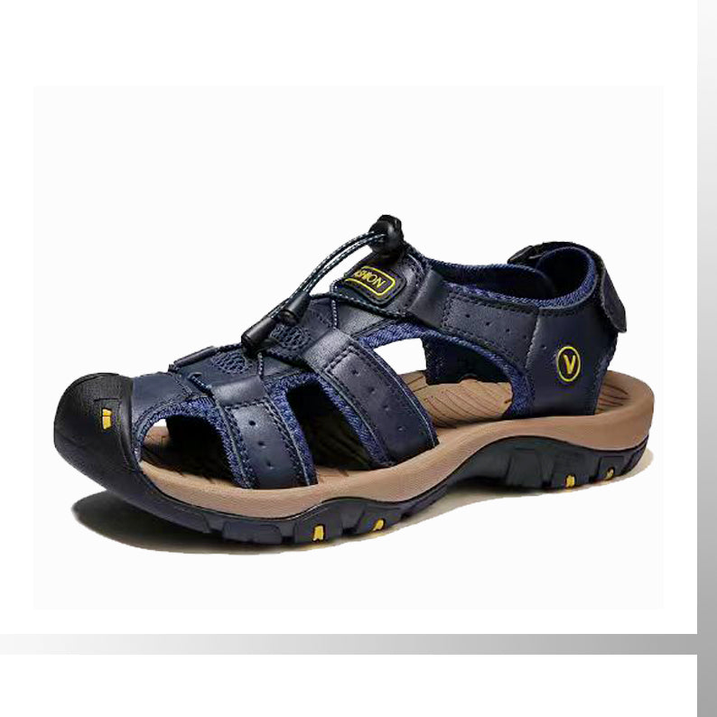 Chaussures de plage d'extérieur en cuir confortables
